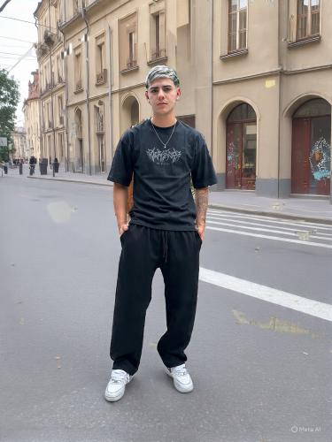 Joggin Baggy Frizados Negro - Miniatura 2