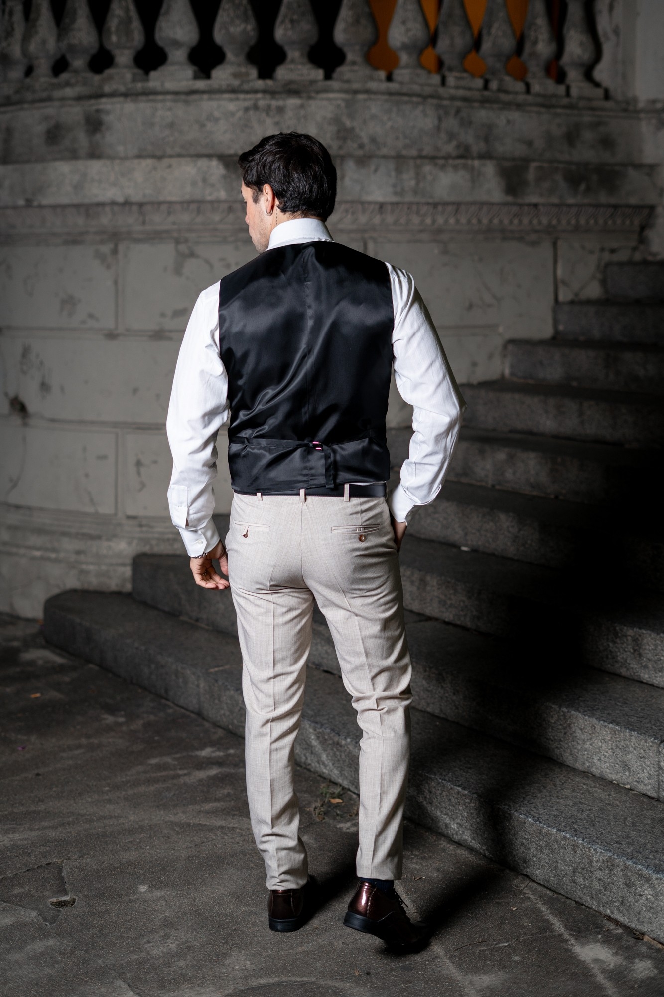 Traje de Hombre S' 100  Beige Melange - Imagen 7