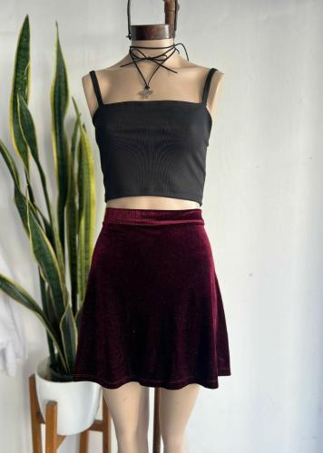 Shorts ,pollera de Eco Cuero - Miniatura 3