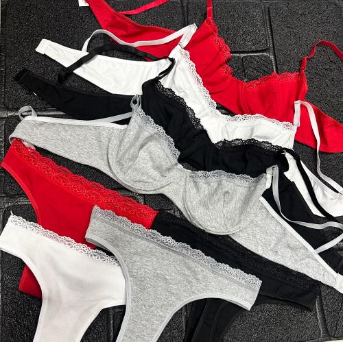 Conjunto Bralet con Aro Algodón