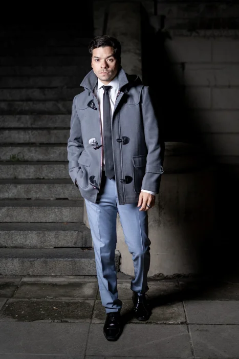 Abrigo Tapado Montgomery Gris Oscuro