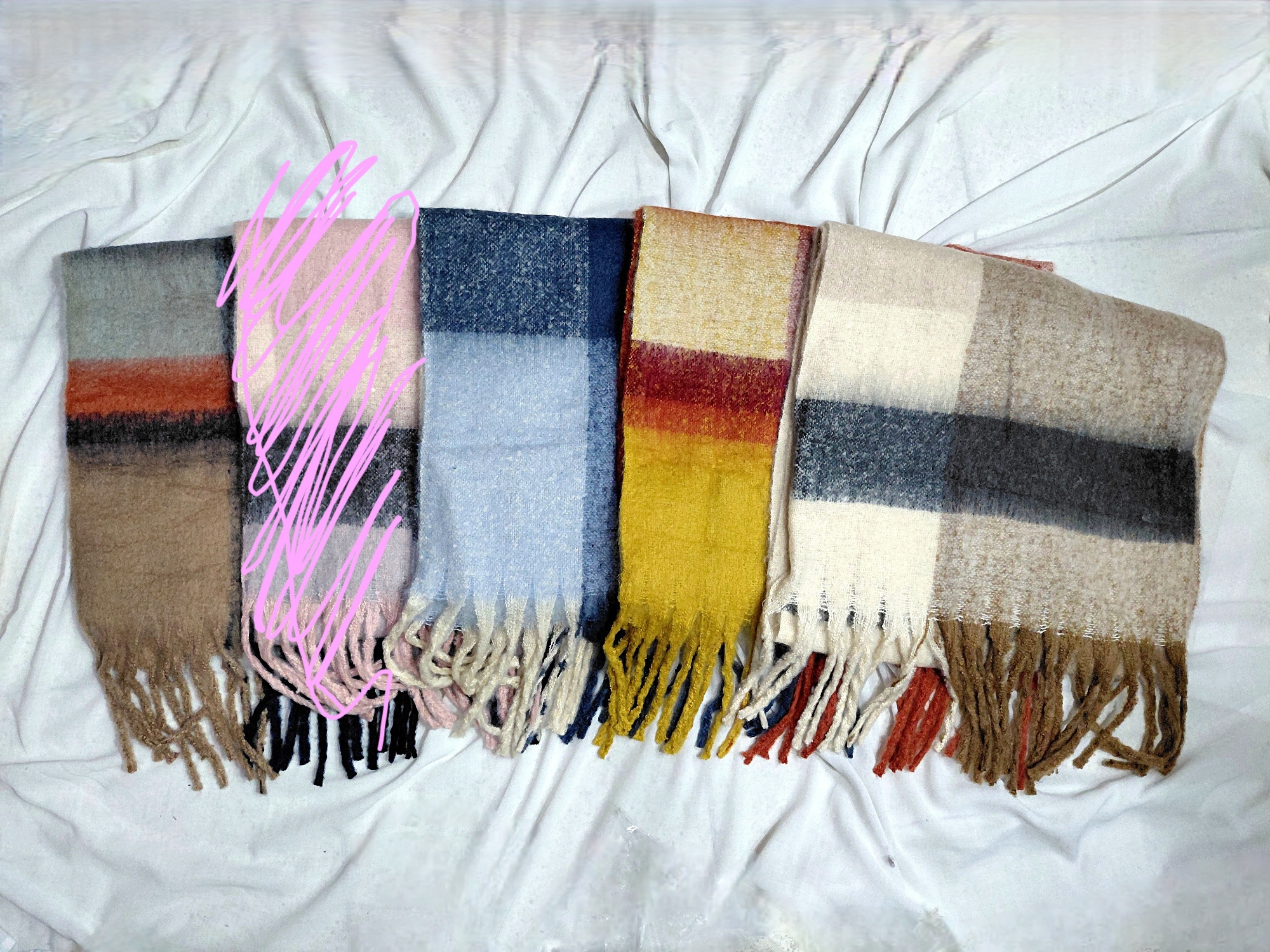 Bufanda Nube Combinadas - Imagen 2