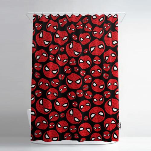 Cortina Baño Spiderman Impermeable 180x180 Cm Oficial Marvel