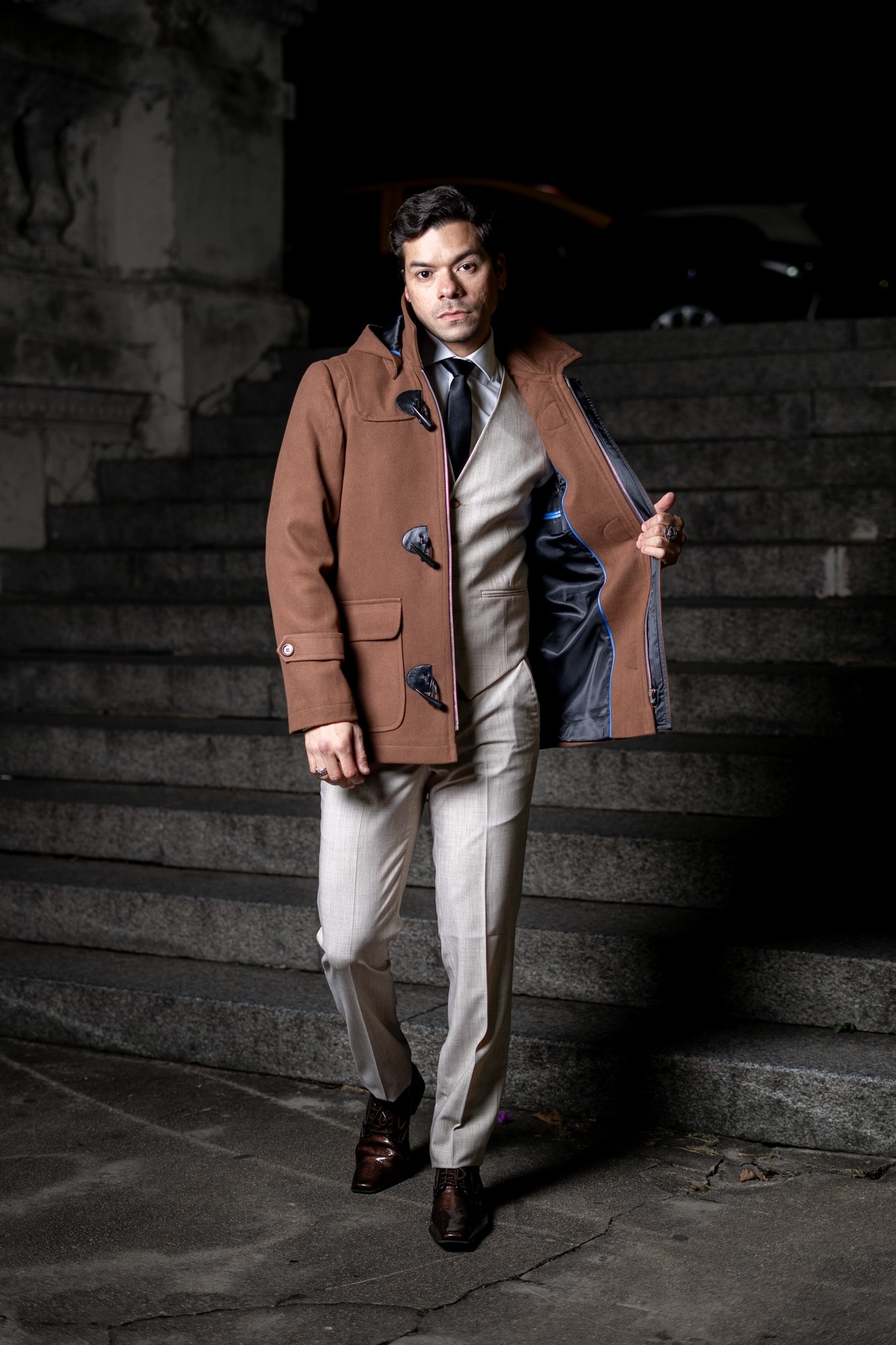 Abrigo Montgomery Chocolate - Imagen 2