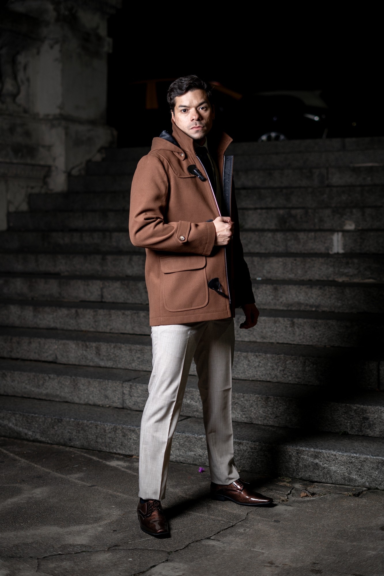 Abrigo Montgomery Chocolate - Imagen 4