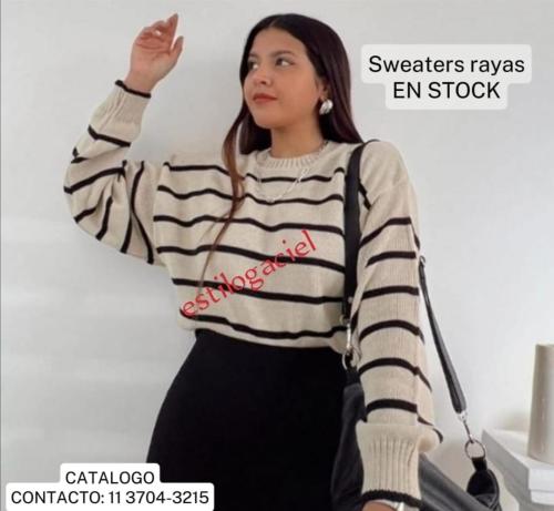 Sweaters Rayas Premium