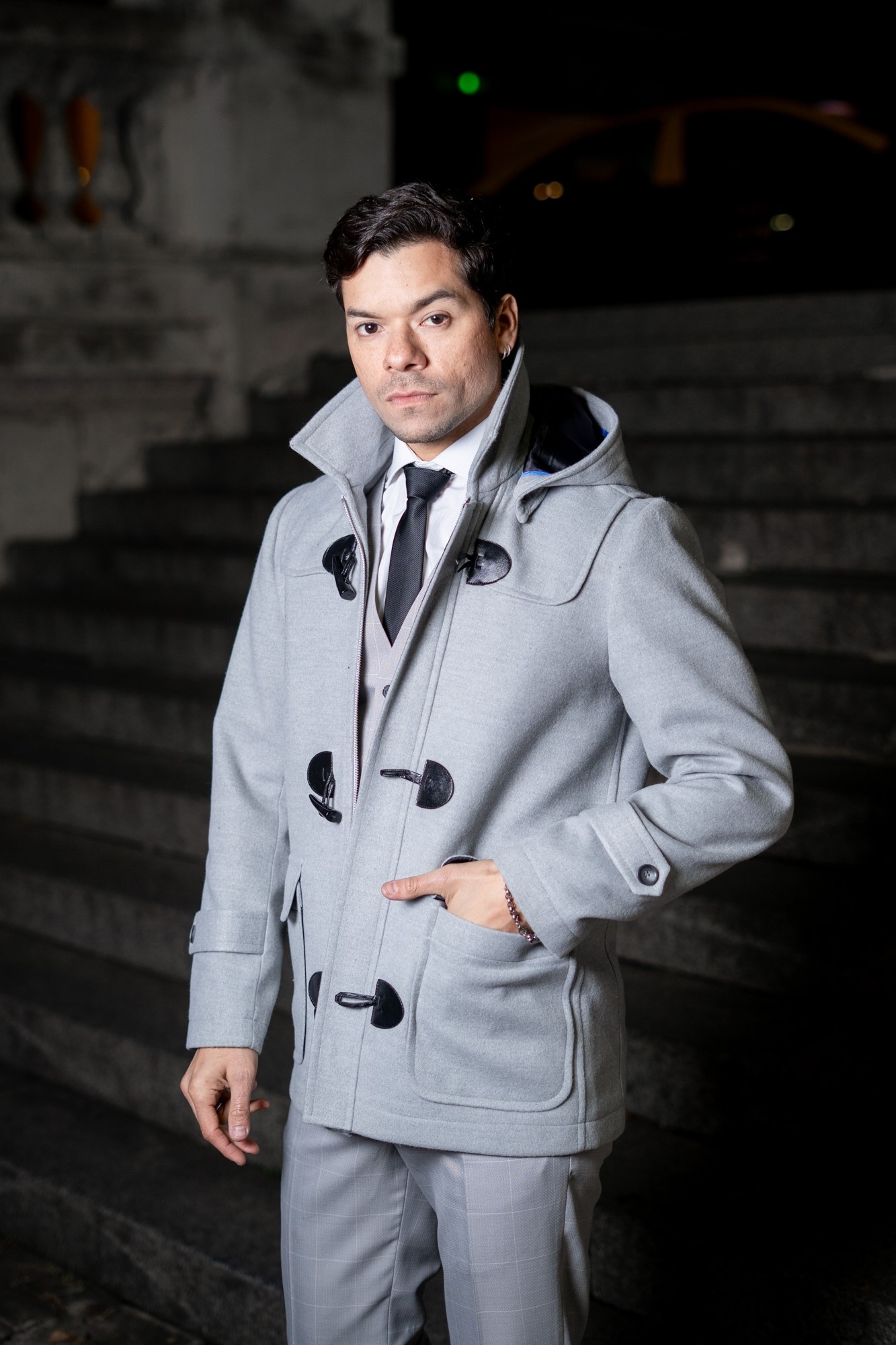 Tapado Montgomery Gris Perla - Imagen 1