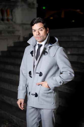 Tapado Montgomery Gris Perla