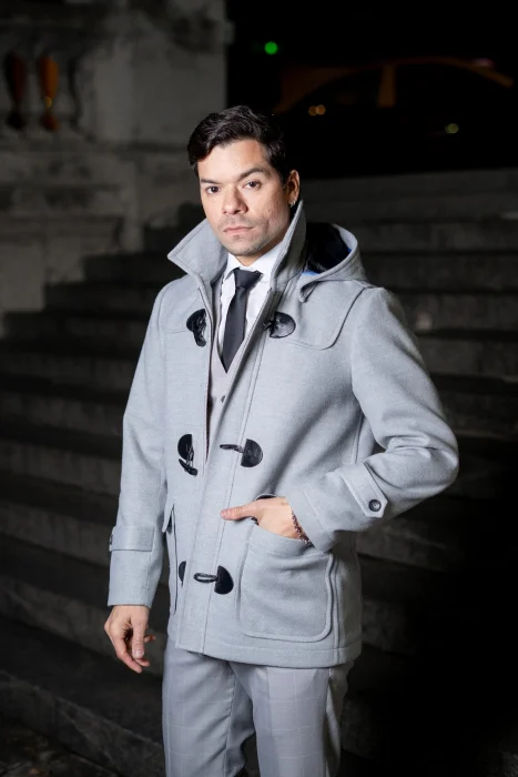 Tapado Montgomery Gris Perla