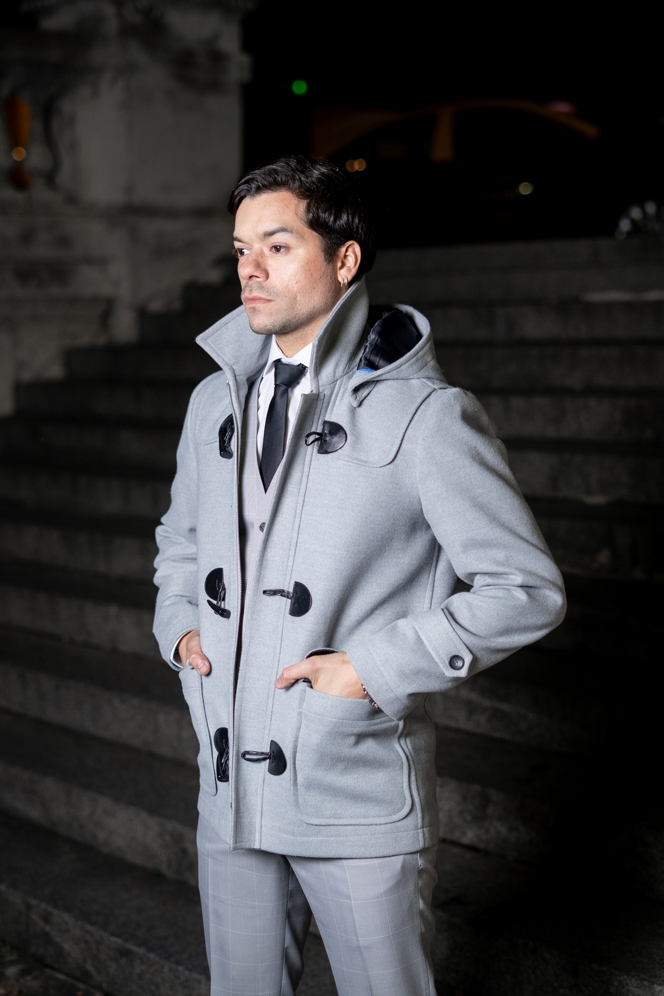 Tapado Montgomery Gris Perla - Imagen 3