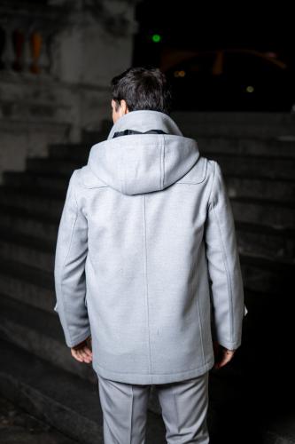 Tapado Montgomery Gris Perla - Miniatura 5