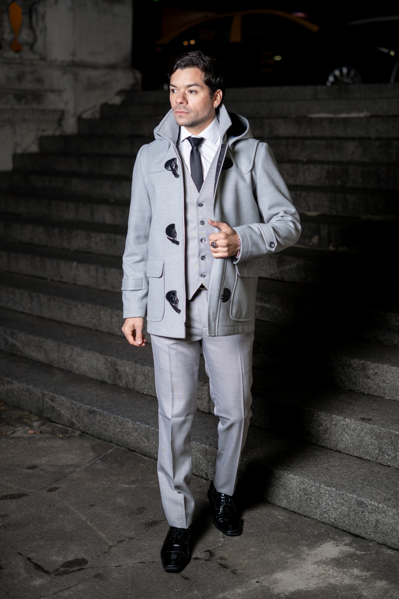 Tapado Montgomery Gris Perla - Imagen 6