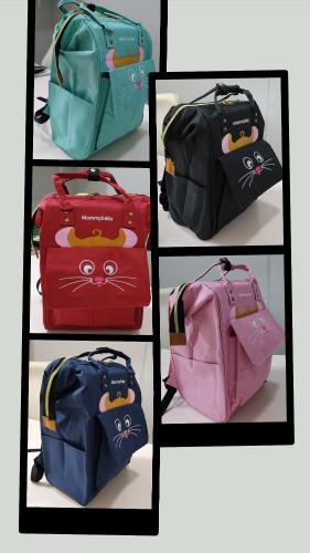 Mochila Maternal Gato Art 22