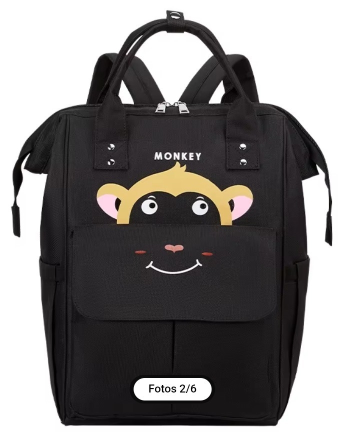 Mochila Maternal Mono Art 23 - Imagen 2