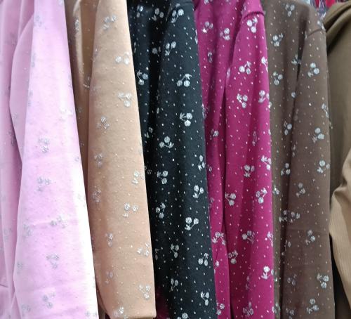 Vestidos de Darlon Estampado.con Brillo - Miniatura 2