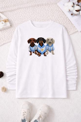 Camiseta M/l Perritos Arg