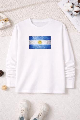 Camiseta M/l Bandera  Arg