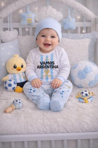 Conjunto 3 Piezas:vamos Argentina