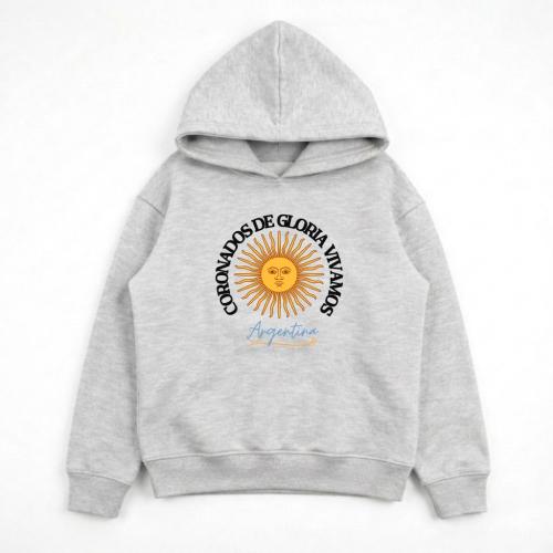 Unisex - Buzo Ovsize Capucha Argentina Coronados
