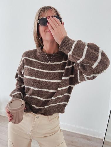 Sweater Rayado Frizado