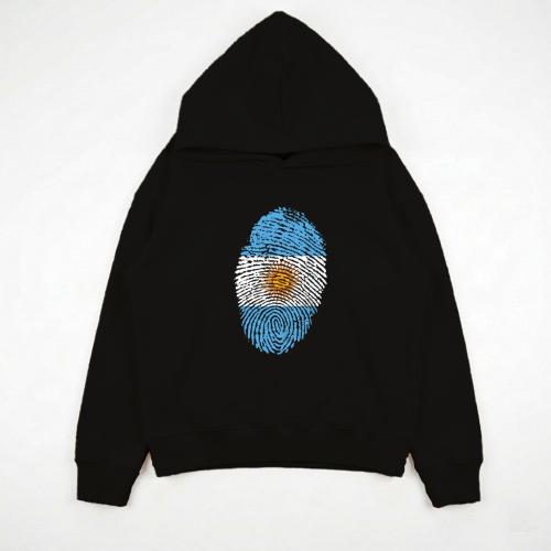 Unisex - Buzo Ovsize Capucha Argentina Huella - Miniatura 1