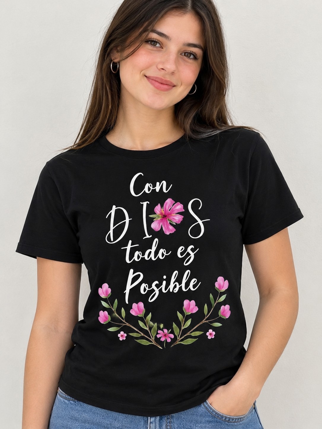 Remeras Algodon con Textos Biblicos. - Imagen 2