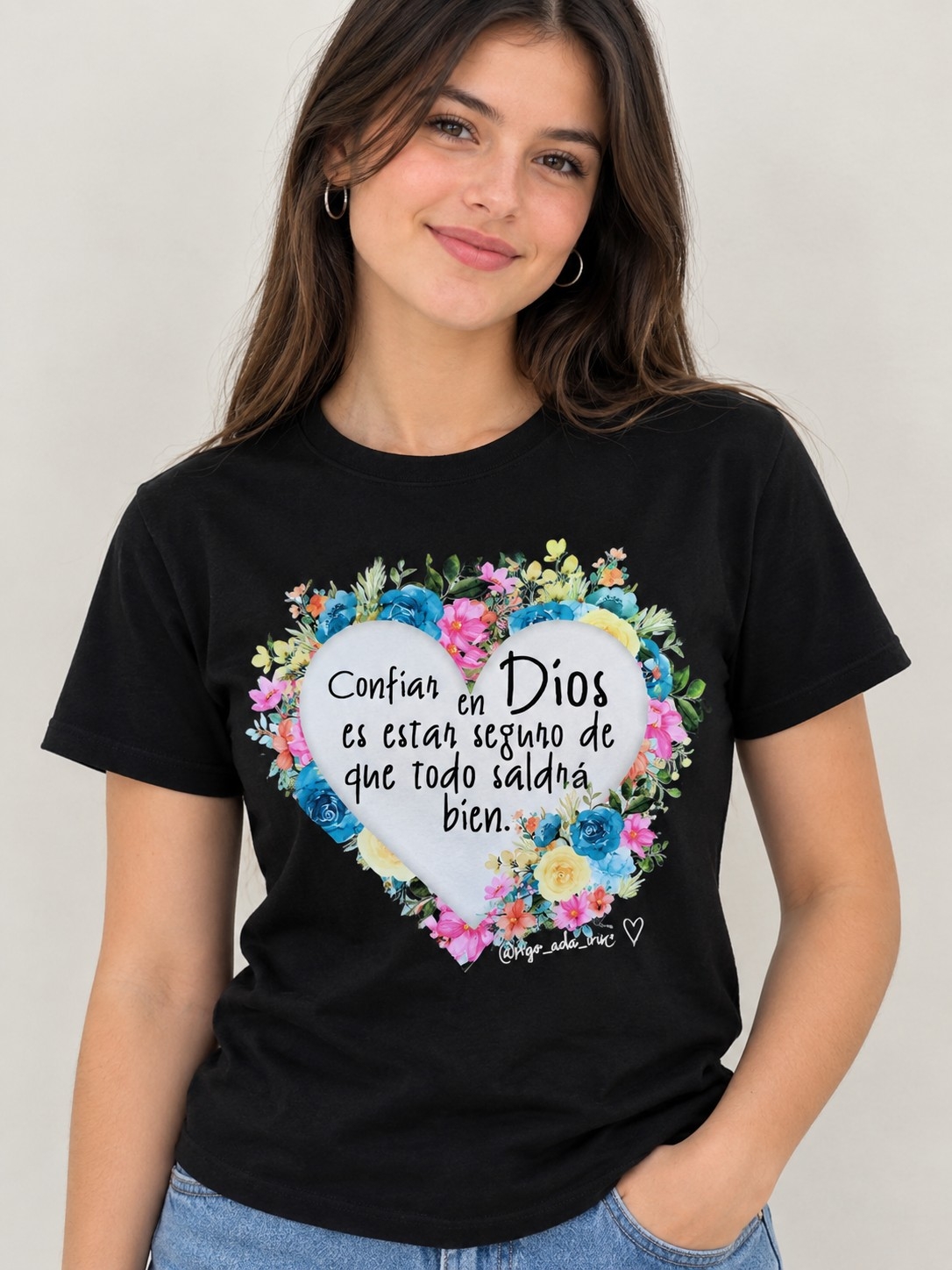 Remeras Algodon con Textos Biblicos. - Imagen 3