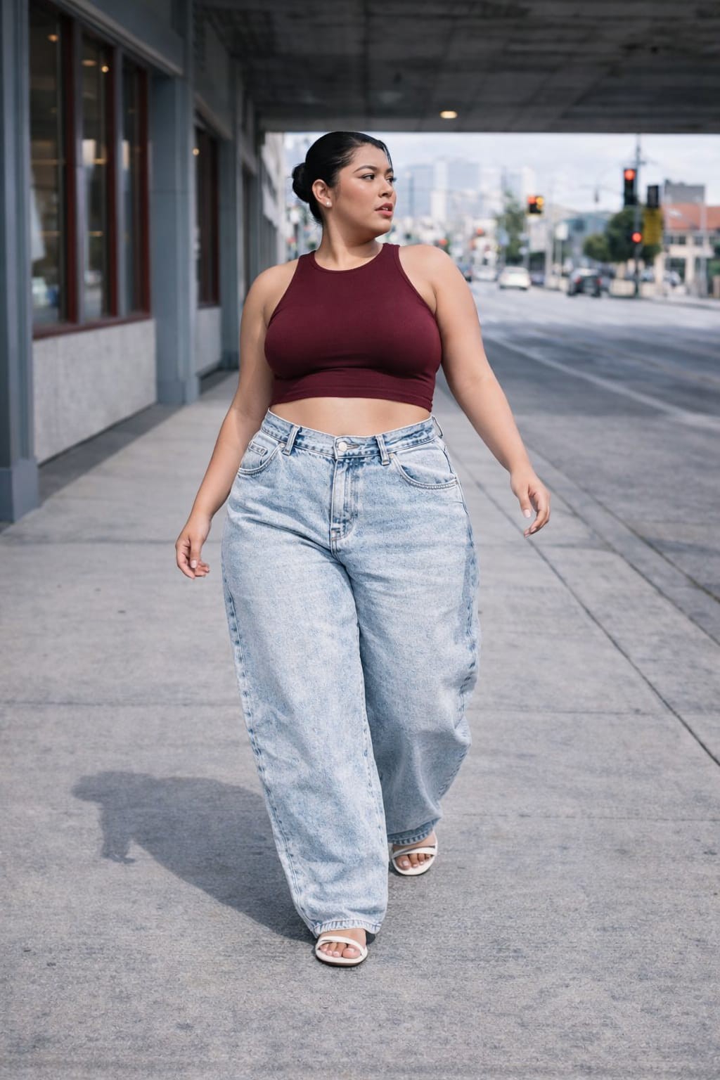 Jeans Wide Led y Baggy Talle Especial - Imagen 3