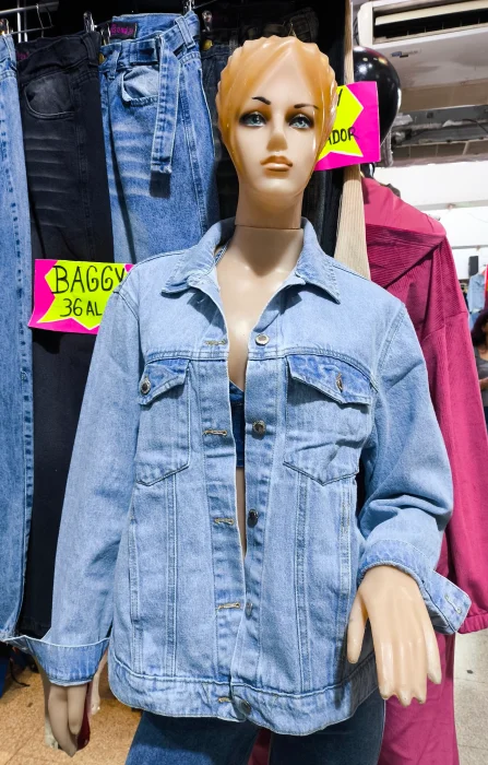 Campera Overzize con Bolsillos Nevado Celeste