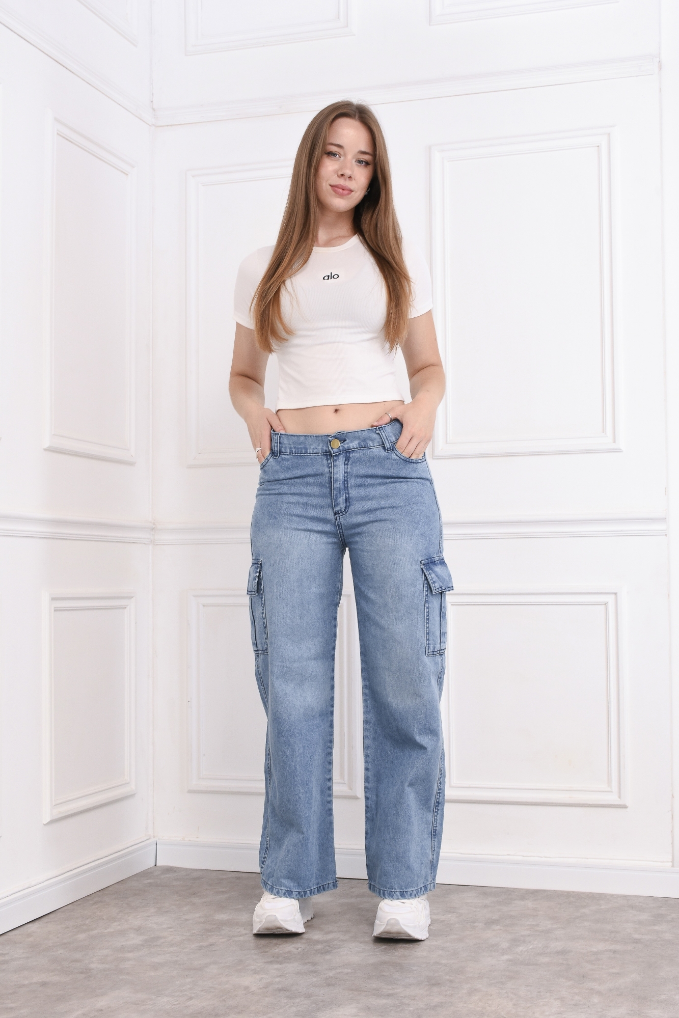 Wide Leg Cargo.  Rigido - Imagen 2