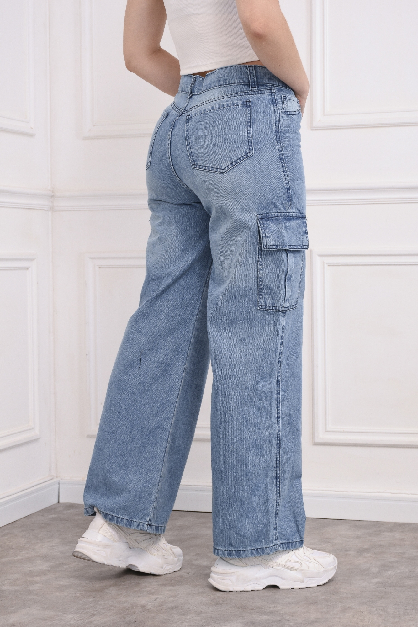 Wide Leg Cargo.  Rigido - Imagen 3