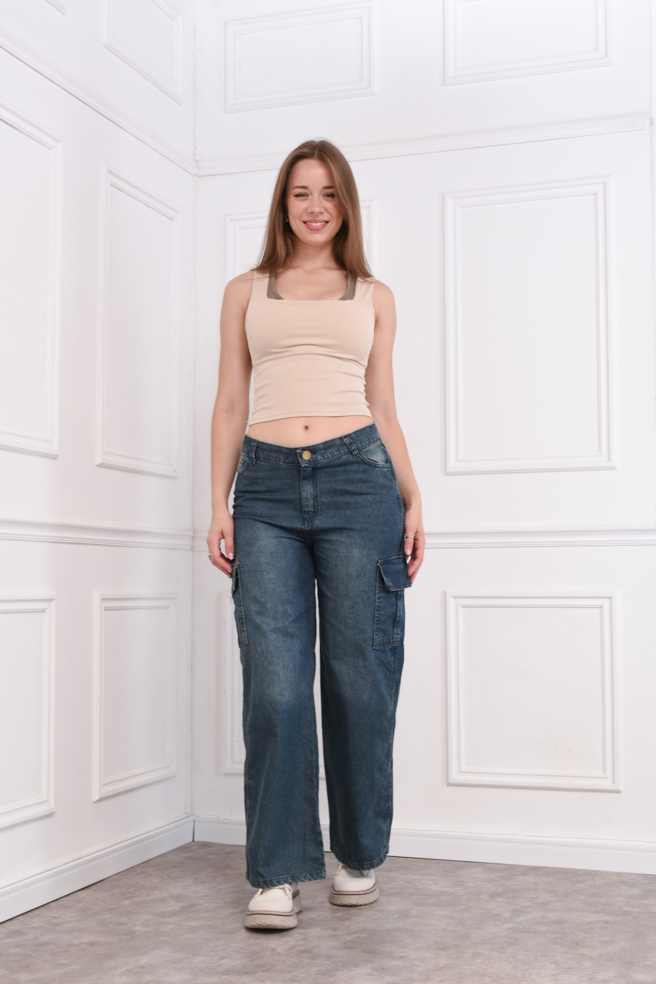 Wide Leg Cargo. Rigido - Imagen 3