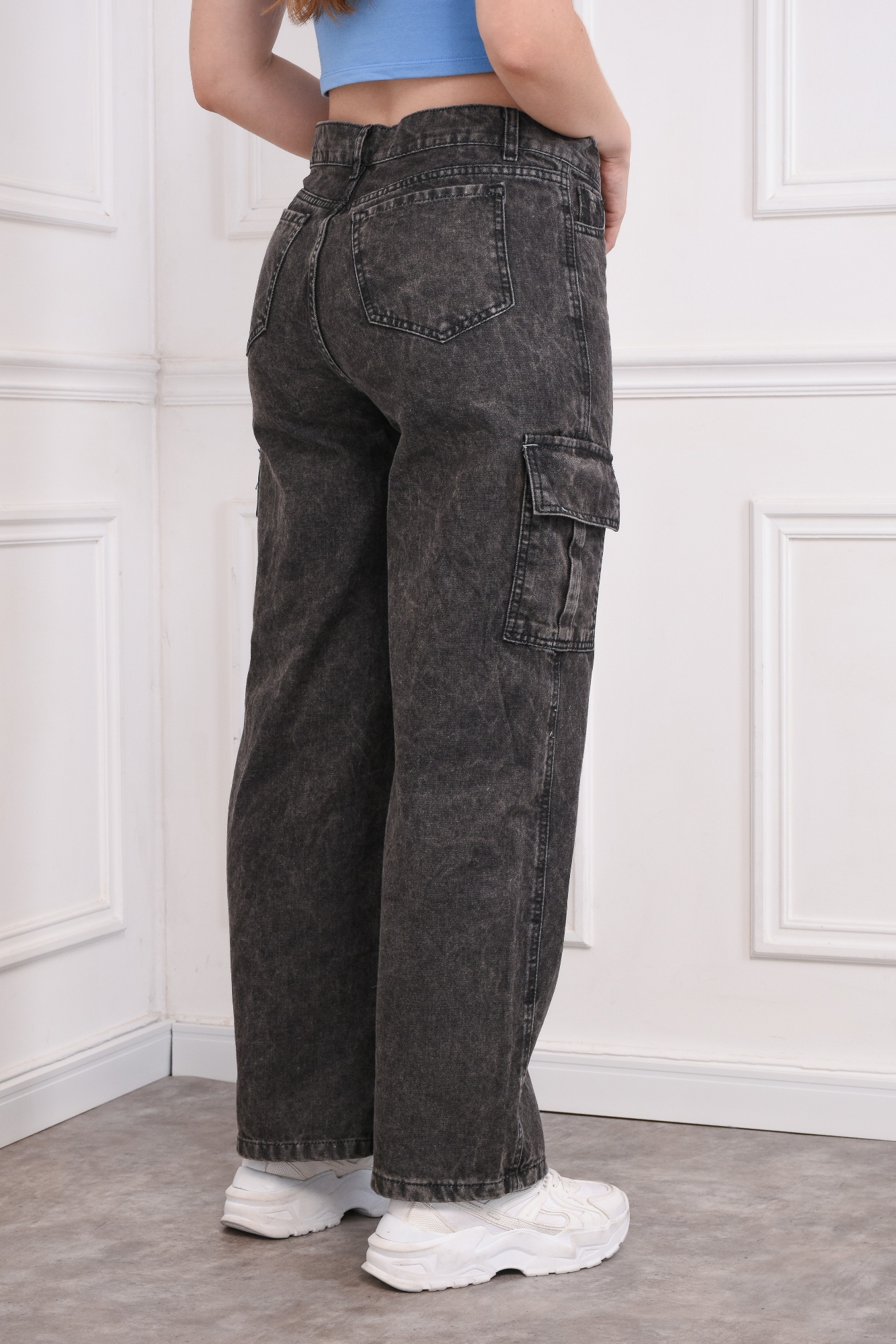 Wide Leg Cargo Rigido - Imagen 3
