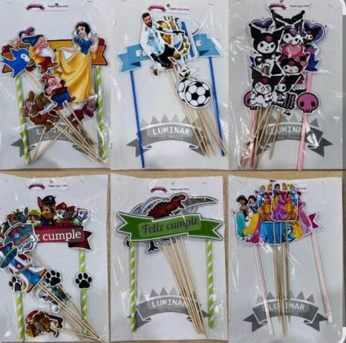 Topper Torta  Personajes - Miniatura 2