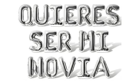 Globo Quieres Ser Mí Novia - Miniatura 2