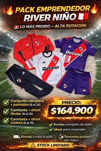  Pack Emprendedor River Niño