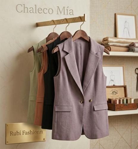 Chaleco Mia Lino - Miniatura 2