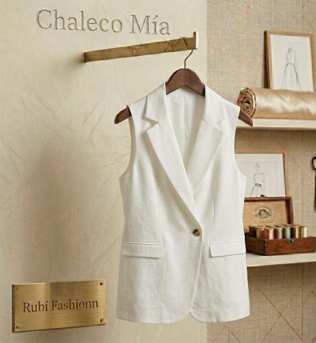 Chaleco Mia Lino - Miniatura 3