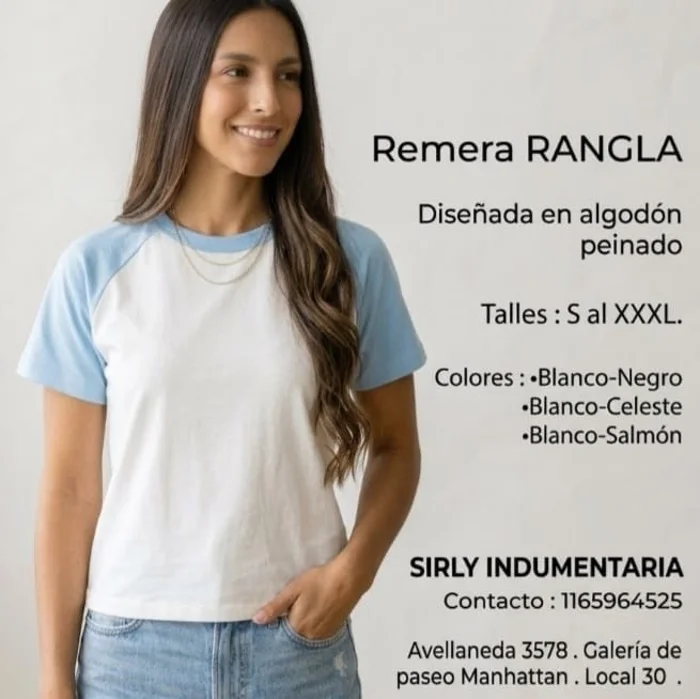 Remera Manga Rangla