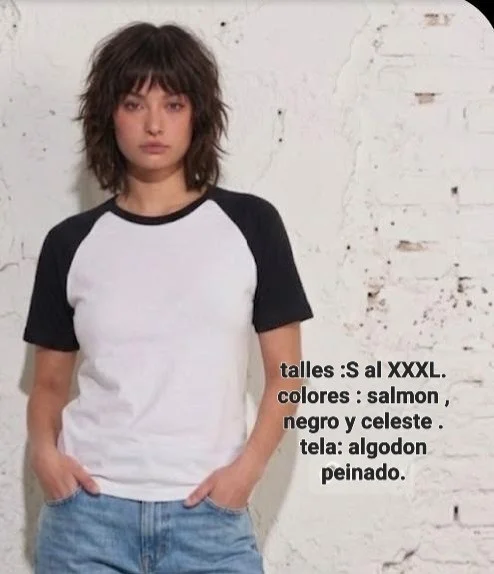 Remera Manga Rangla