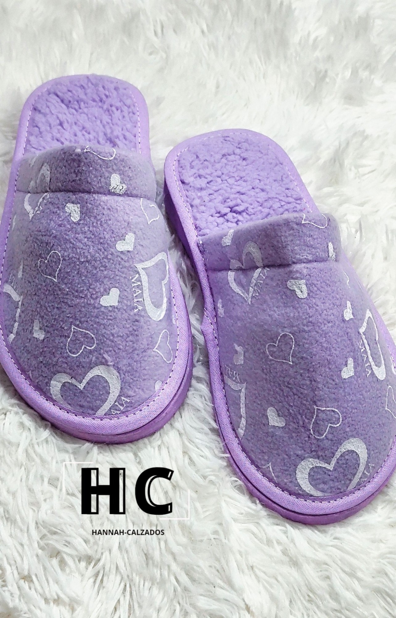 Pantuflas Estampadas Dama - Imagen 1
