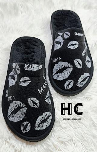 Pantuflas Estampadas Dama - Miniatura 2