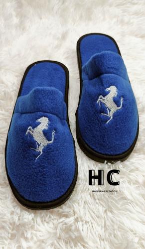 Pantuflas Polar Bordada Hombre - Miniatura 3