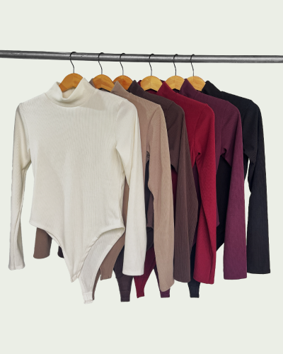 Body Darlon Rib Media Polera con Mangas Largas - Miniatura 2