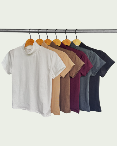 Top Modal Soft Media Polera Mangas Cortas - Miniatura 2