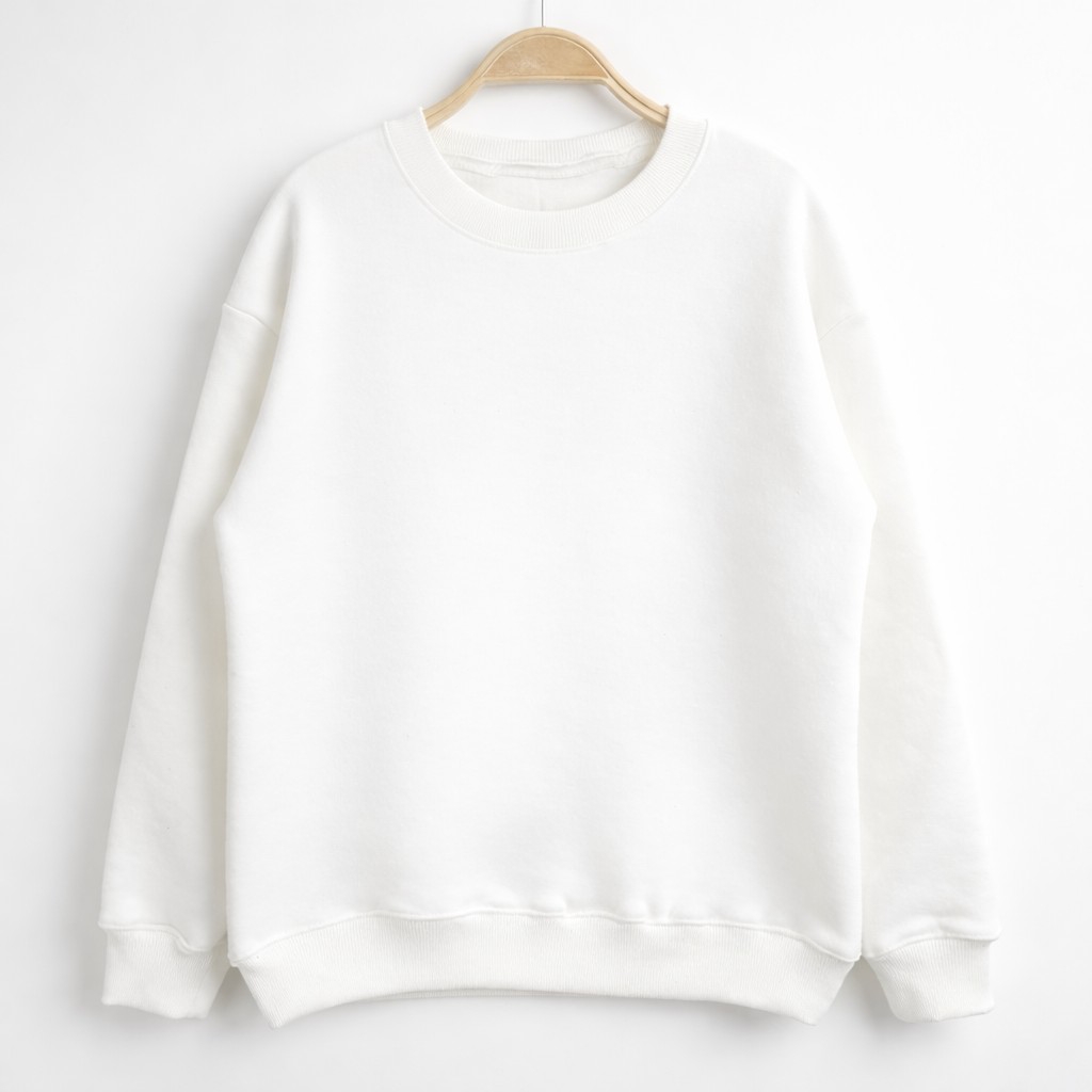 Unisex - Buzo Oversize Cuello Redondo Friza - Imagen 2