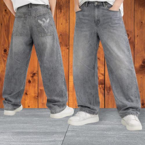 Pantalón Baggy Bordado