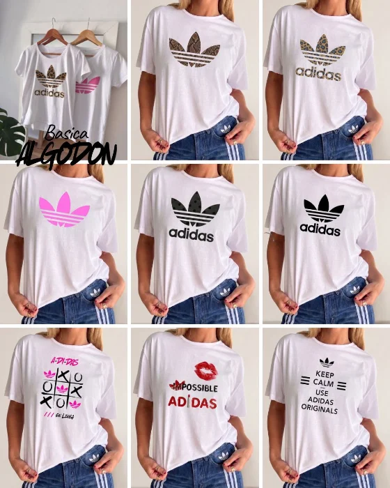 Remera Adi Algodón Blanco