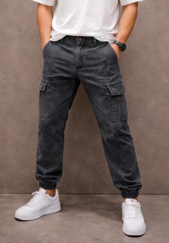 Pantalón Moom Jogger Cargo Gris Azulado