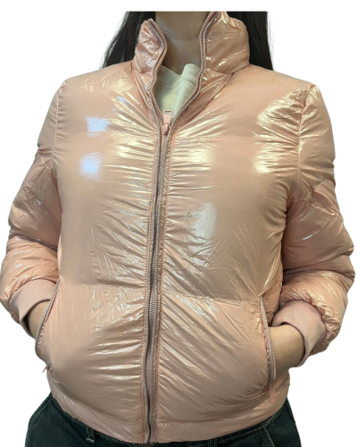 Campera Importada Brillosa Rosa - Miniatura 2